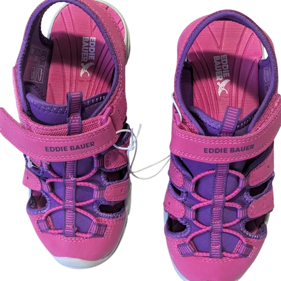 Eddie Bauer Kids Pink and Purple Sandals. Size 3. - Picture 6 of 6